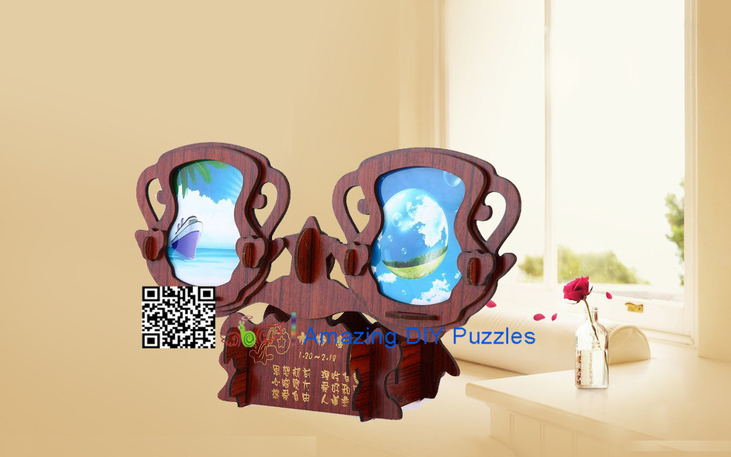 DIY toy-3D puzzle-Rosewood Aquarius