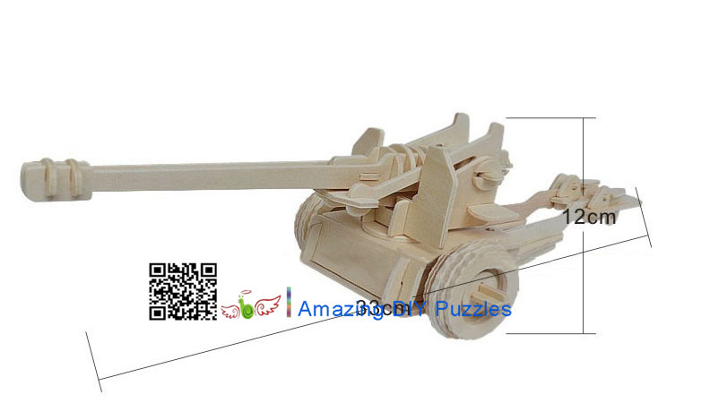 DIY toy-3D puzzle-Wooden Cannon