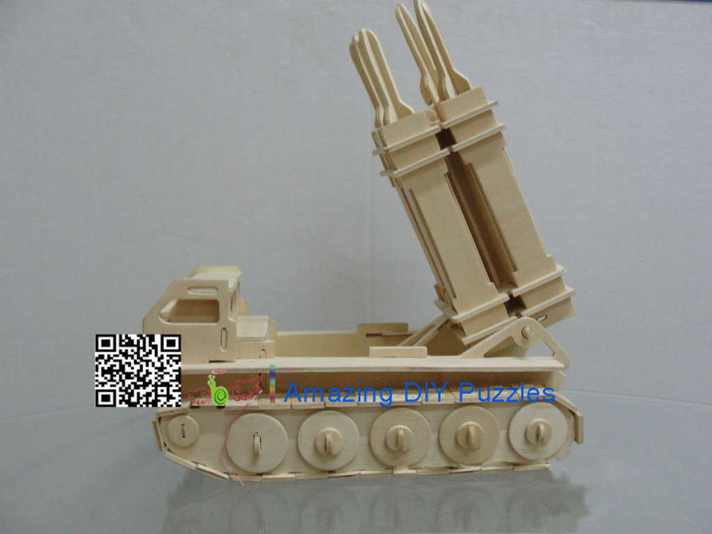 DIY toy-3D puzzle-Wooden Patriot missile