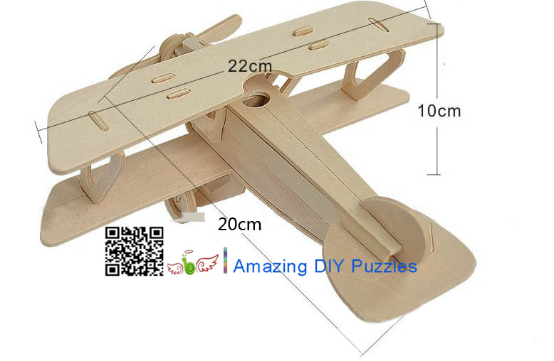 DIY toy-3D puzzle-Wooden Albatross plane