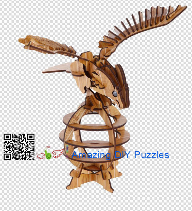 DIY toy-3D puzzle-Bamboo Eagle