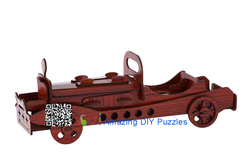 DIY toy-3D puzzle-Rosewood Super car