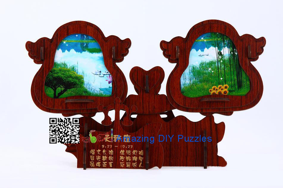 DIY toy-3D puzzle-Rosewood Libra