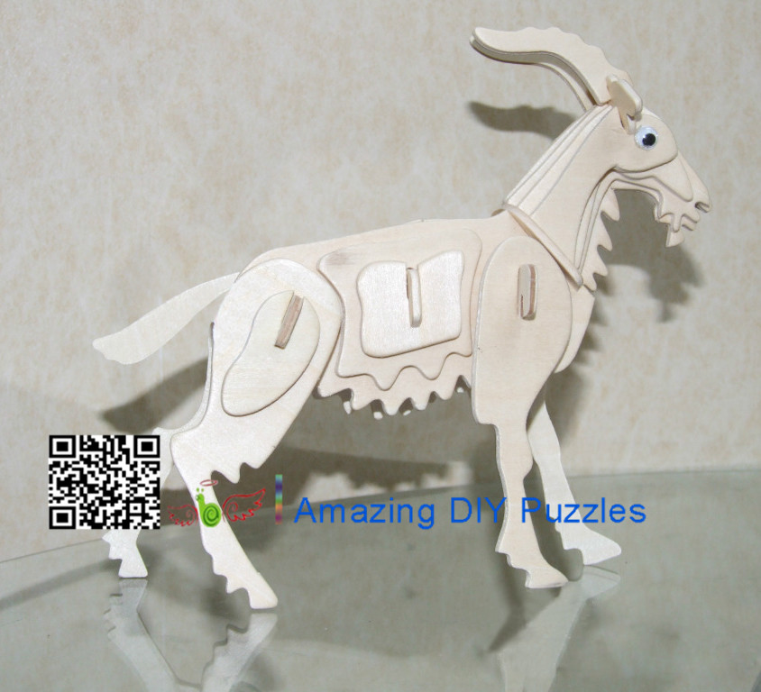 DIY toy-3D puzzle-Wooden Sheep