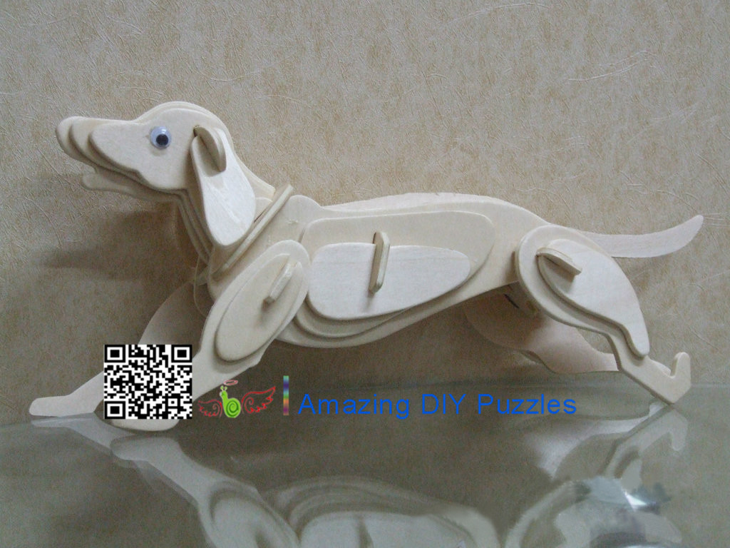 DIY toy-3D puzzle-Wooden Dog
