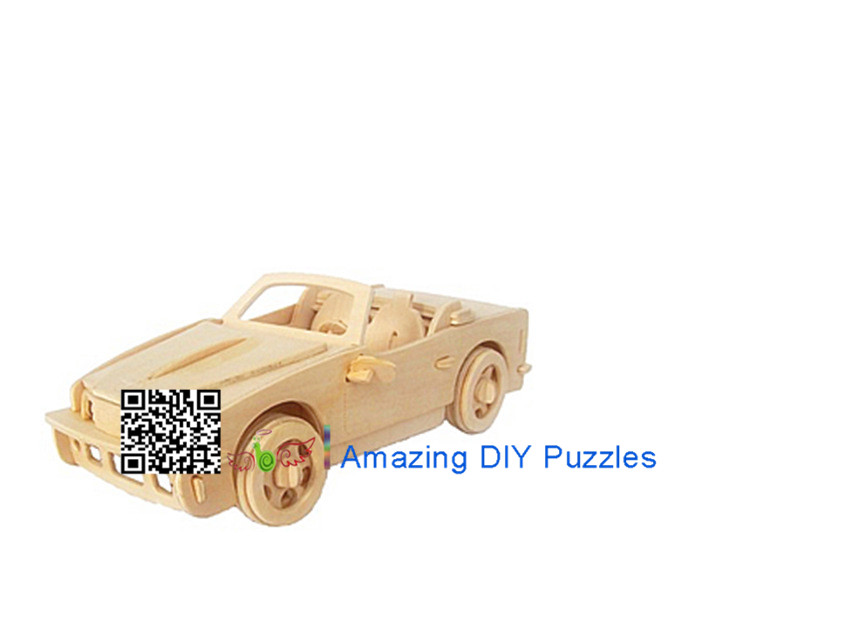 DIY toy-3D puzzle-Wooden B740I BMW