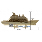 DIY toy-3D puzzle-Wooden Luxury cruise