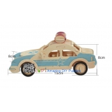 DIY toy-3D puzzle-Wooden Police car