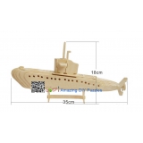 DIY toy-3D puzzle-Wooden Submarine