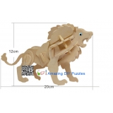 DIY toy-3D puzzle-Wooden Lion King