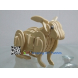 DIY toy-3D puzzle-Wooden Rabbit