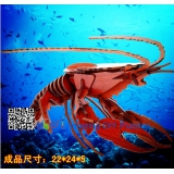DIY toy-3D puzzle-Rosewood lobster 