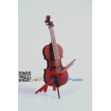 DIY toy-3D puzzle-Rosewood Cello 
