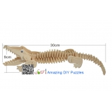 DIY toy-3D puzzle-Wooden Crocodile