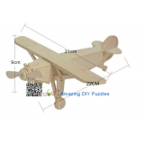 DIY toy-3D puzzle-Wooden Louis plane
