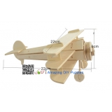DIY toy-3D puzzle-Wooden Triplane