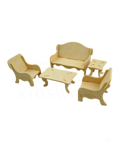 3D Living Room Puzzle