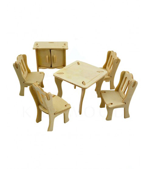 3D Dining Room Puzzle