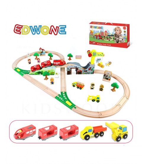 Edwone Rail Track Set (Electric 70 Pcs)