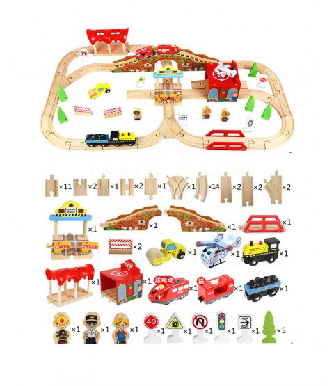 Edwone A-Class Rail Track (Electric 80 Pcs)